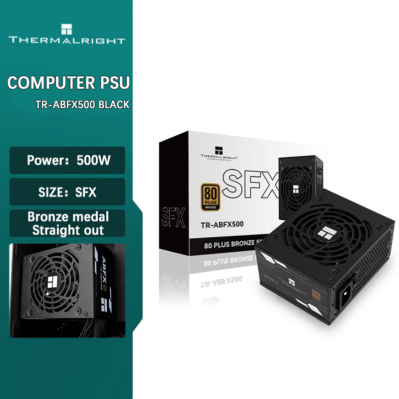 Power Supply 650W - Thermalright TR-ABFX500 Hitam SFX Medali Perunggu