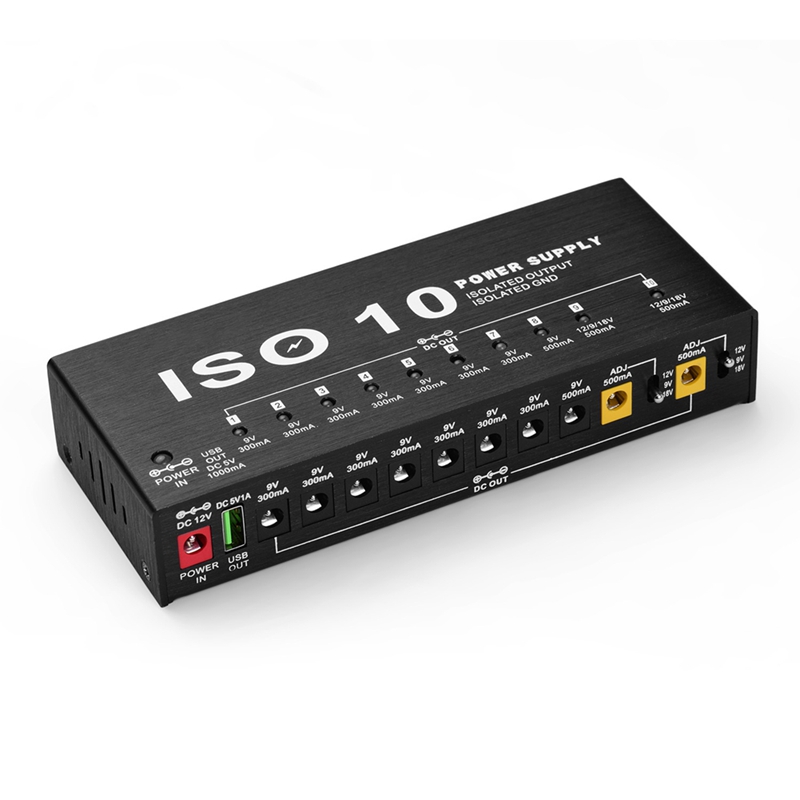 ISO-10 POWER Pedal Efek Gitar  - Power Supply 12V ulasan dan harga