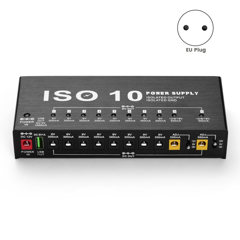 ISO-10 POWER Pedal Efek Gitar  - Power Supply 12V ulasan dan harga
