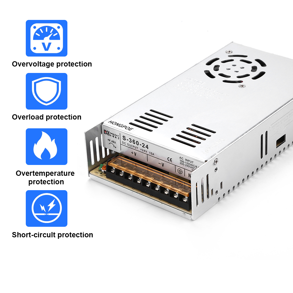 Catu daya 12 V 1A 2A 3A 4A 5A  - Smps Power Supply ulasan dan harga